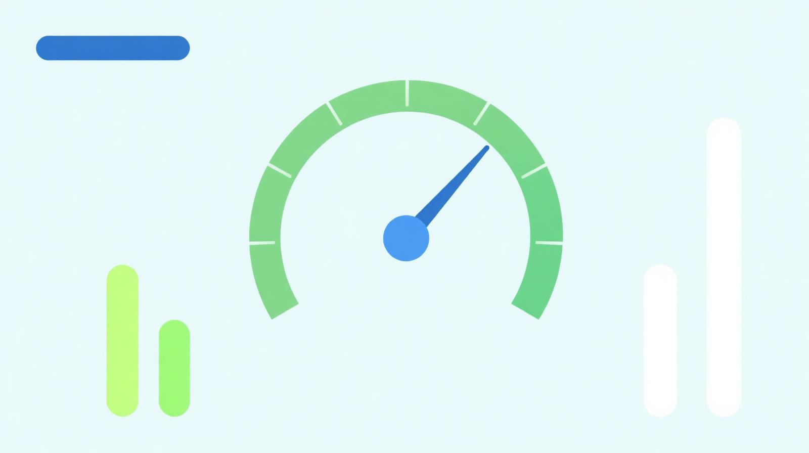 A circular score gauge showing a high product score next to small breakdown bars.